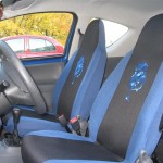 Peugeot 107 - zwart+blauw+logo